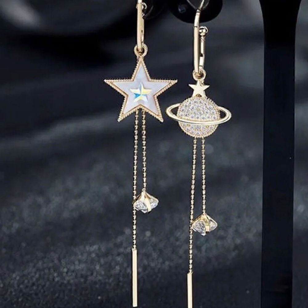 ⭐️ 🎉🎉HP🎉🎉⭐️Betsey Johnson celestial drop dangle earrings ⭐️⭐️